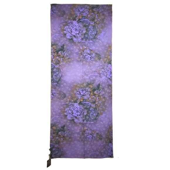 NWT Double-Sided Silk Scarf 27"x70" Long Rectangle Shawl Wrap 3312 - Picture 1 of 8